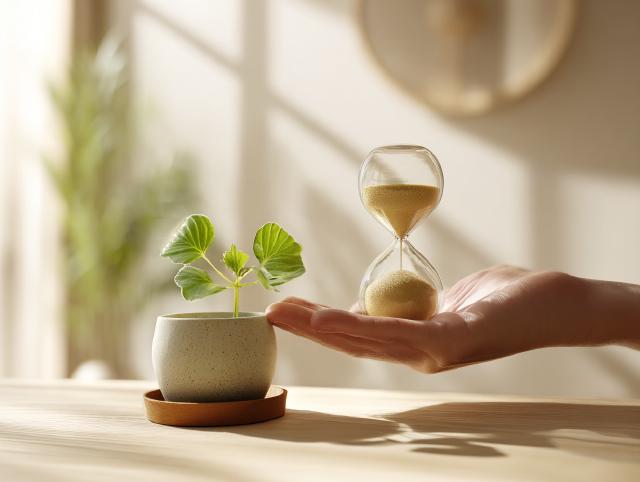 a person choosing mini-habits instead of a smoke break