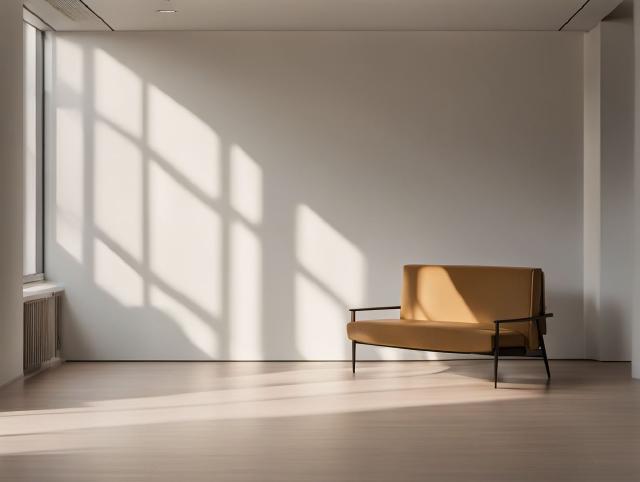 A quiet sidewalk with soft daylight and no crowd