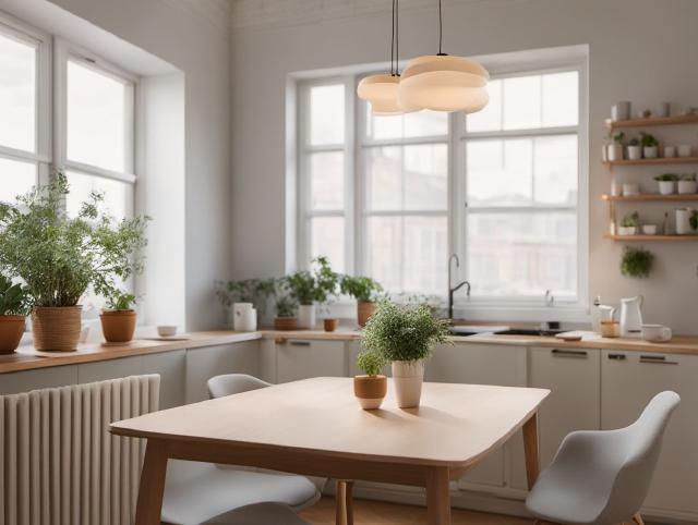 Person writing a calm restart plan at a kitchen table